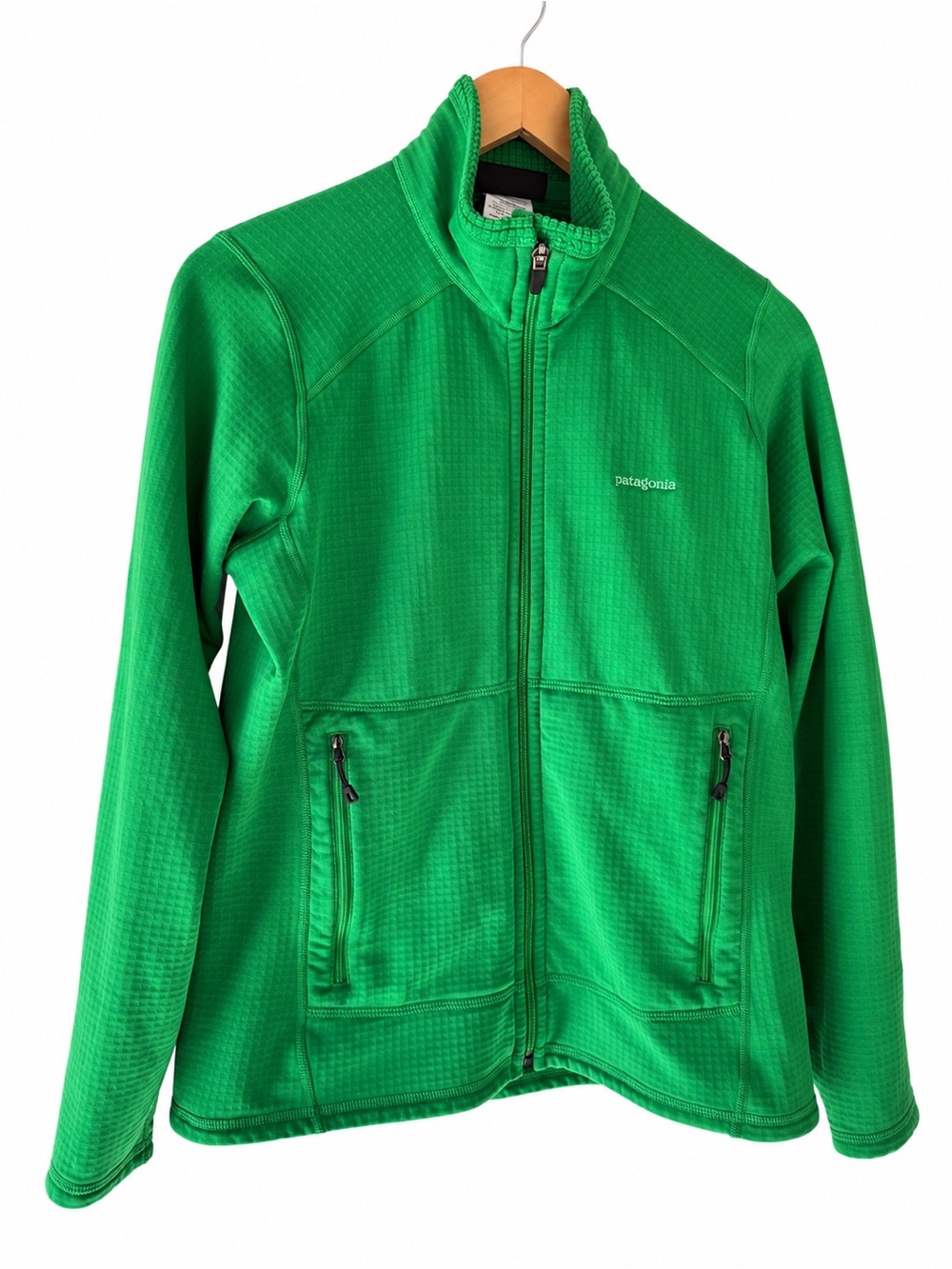Patagonia Women's R1 Full-Zip Fleece Polartec  Jacket Sz Medium Green